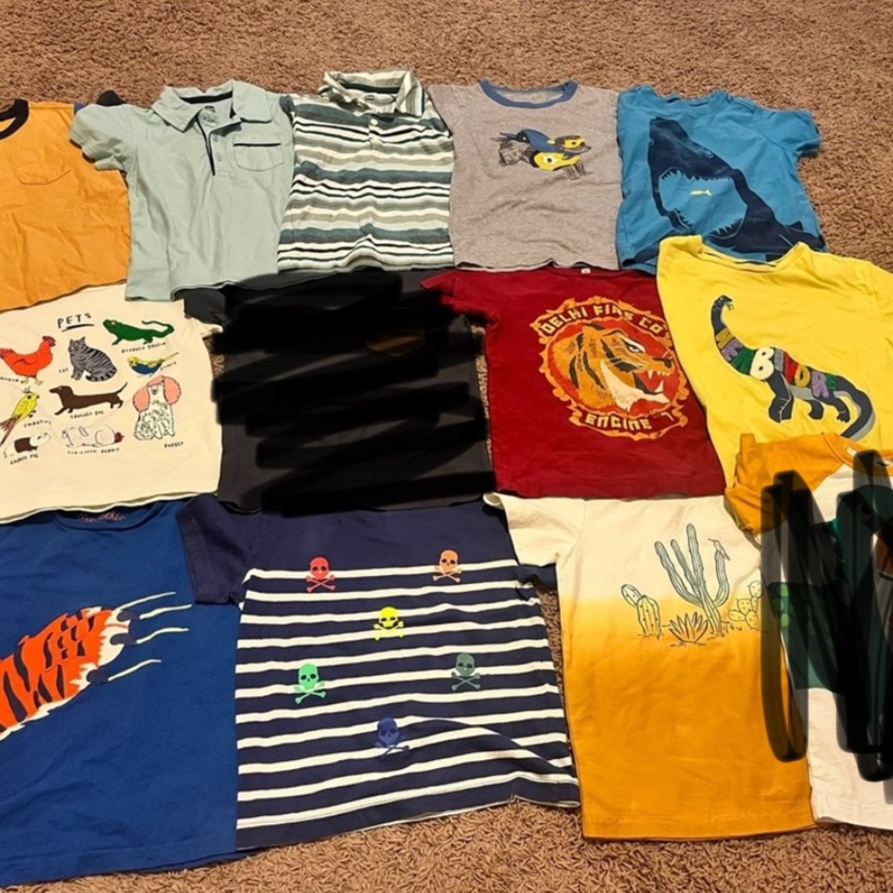 Tea Collection and Mini Boden Kids Short Sleeve Tees
